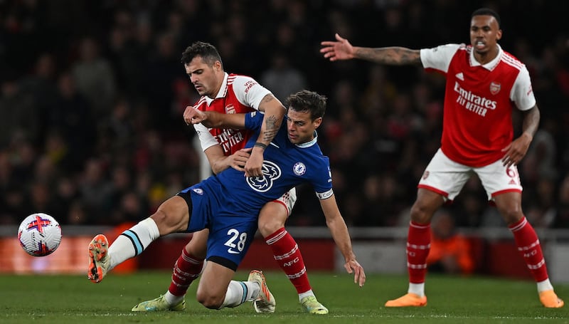 Cesar Azpilicueta - 5. Almost cost his side an early goal after he failed to get enough contact on a header back to Kepa in the fourth minute. Began the sequence of schoolboy defending that led to the Gunners’ third goal by lazily sticking out his leg in an attempt to stop Gabriel. AFP