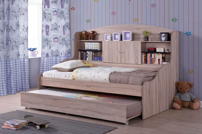 Home Box's Cooper Costagat single cabin bed with pull-out trundle (90x190cm) is Dh949, from Dh1495. Photo: Home Box