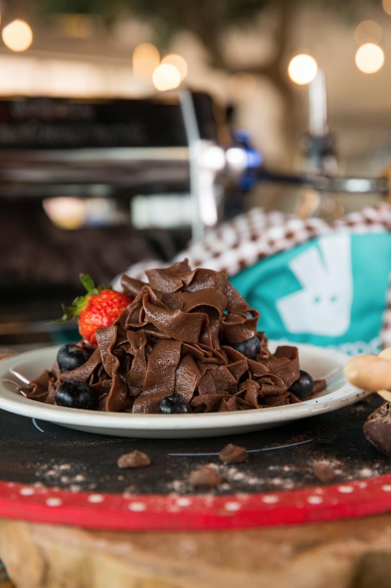 Chocolate pasta by Via Vita will be available from Deliveroo for World Chocolate Day on July 7 