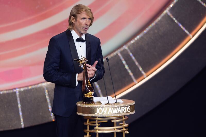 Director Michael Bay said his films aim to entertain and excite