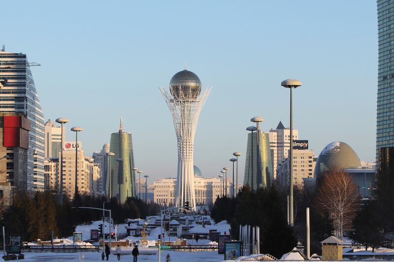 Astana, the capital of Kazakhstan. Businesses in the Central Asian nation are increasingly using technology to improve their processes, costs and competitiveness. AP