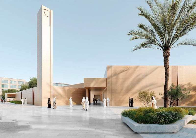 Masdar City has announced it will build a net-zero energy mosque. Wam