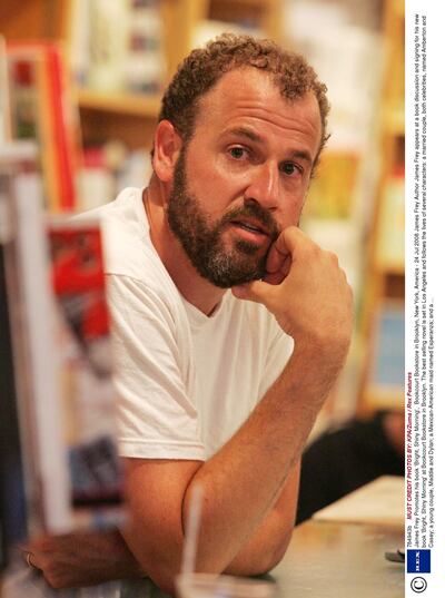 Mandatory Credit: Photo by KPA/Zuma / Rex Features ( 784943b )
James Frey
James Frey Promotes his book 'Bright, Shiny Morning',  Bookcourt Bookstore in Brooklyn, New York, America - 24 Jul 2008
Author James Frey appears at a book discussion and signing for his new book 'Bright, Shiny Morning' at Bookcourt Bookstore in Brooklyn. The best selling novel is set in Los Angeles and follows the lives of several characters: a married couple, both celebrities, named Amberton and Casey; a young couple, Maddie and Dylan; a Mexican-American maid named Esperanza; and a homeless man of Venice named Old Man Joe. Frey shot to fame after investigators discovered that parts of his debut book, a memoir called 'A Million Little Pieces' that detailed Frey's experiences during his treatment for alcohol and drug addiction, were untrue.
