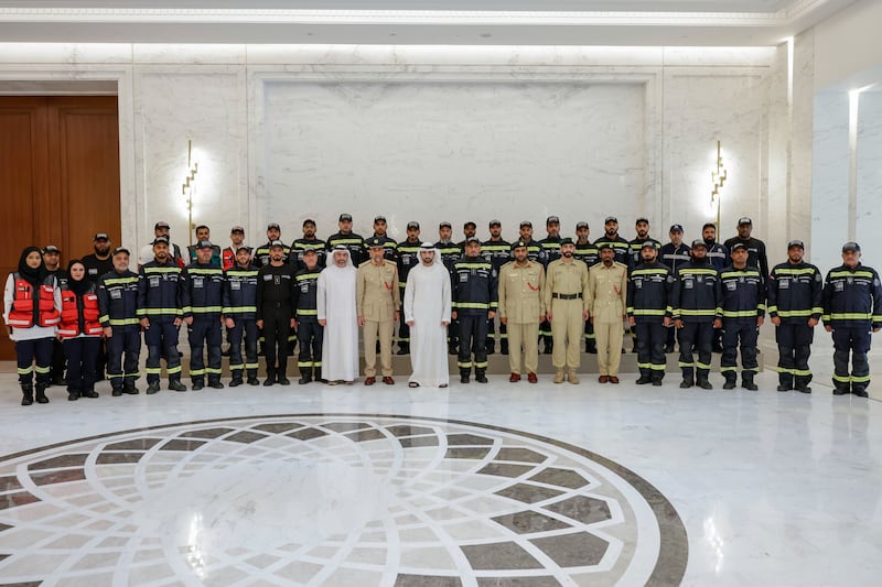 Members of Dubai Police and the Dubai Corporation for Ambulance Services were part of the UAE search and rescue crew in Turkey