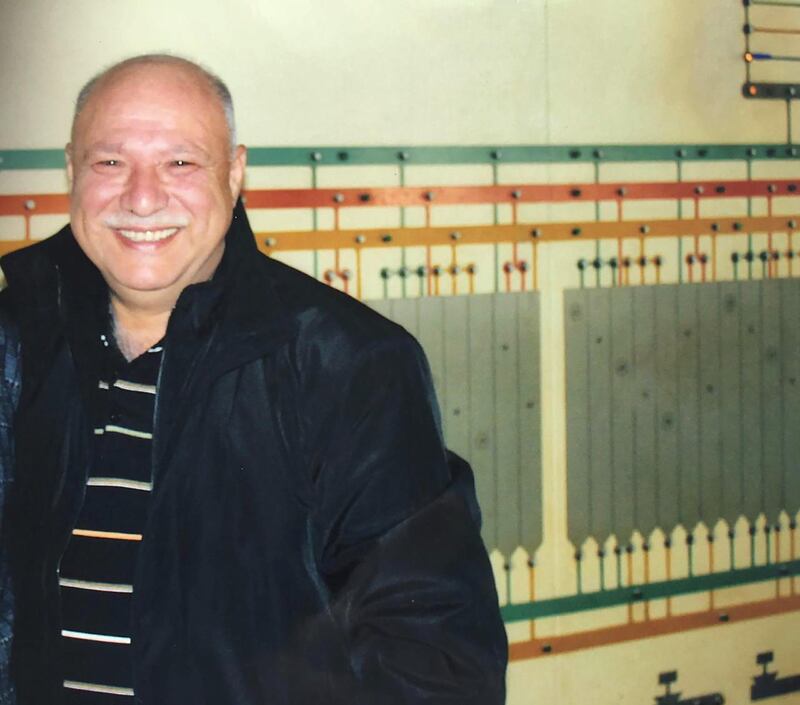 Ghassan Hasrouty in his office at the port of Beirut, where he worked for 39 years. Courtesy Tatiana Hasrouty