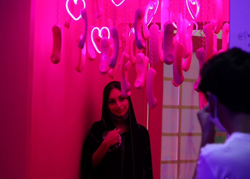 The exhibition at Manarat Al Saadiyat is divided into two parts. Khushnum Bhandari / The National