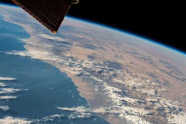 A view of Saudi Arabia captured from the International Space Station by UAE astronaut Sultan Al Neyadi. Photo: Sultan Al Neyadi / Twitter