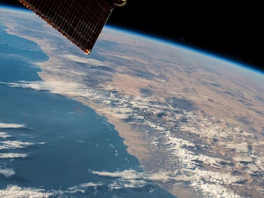 A view of Saudi Arabia captured from the International Space Station by UAE astronaut Sultan Al Neyadi. Photo: Sultan Al Neyadi / Twitter