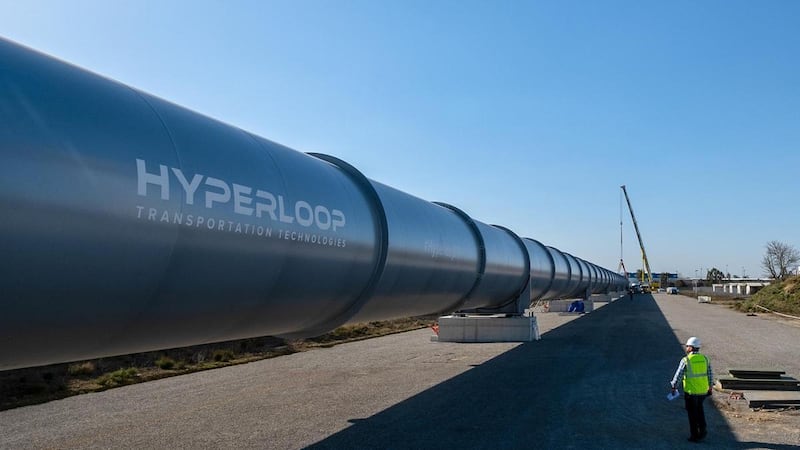 Hyperloop is a proposed mode of transportation capable of moving people or goods in capsule-like vehicles in a tube at a very high speed. Courtesy Hyperloop Transportation Technologies