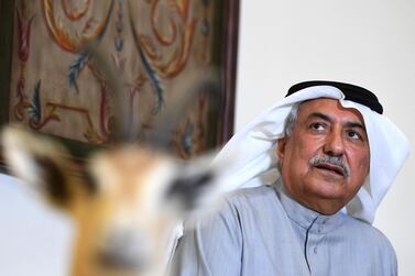Ibrahim Al Assaf, the new Saudi foreign minister, speaks to AFP at his residence in the Saudi capital Riyadh. AFP 