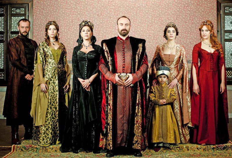 Hareem Al Sultan follows the story of the monarch Suleiman and his marriage to Roxelana, a slave. AFP

