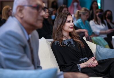 Rima Al Mokarrab said the women in the book represent the next generation of leaders and continue to tackle some of the world’s biggest challenges. Victor Besa / The National