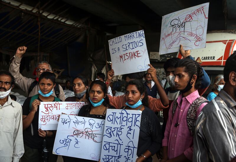The protests began after reports revealed that a girl, 15, was allegedly gang-raped multiple times over a period of nine months.