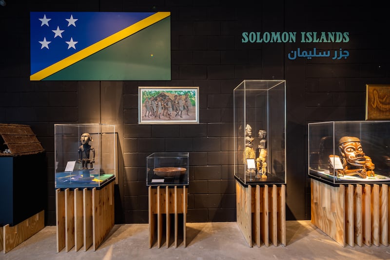 Interior of the Solomon Islands Pavilion, Expo 2020 Dubai. Suneesh Sudhakaran/Expo 2020 Dubai