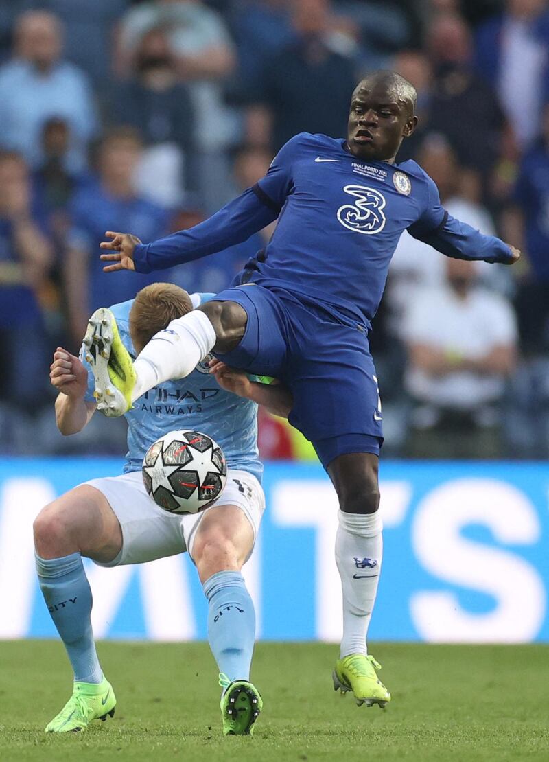 N’golo Kante – 9.5. To think there was talk beforehand that he was struggling with injury. Imagine if he had been fully fit. An extraordinary performance – but that is more or less standard for him. AFP