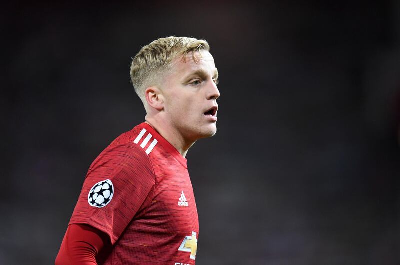 Donny van de Beek,  7: Effective in tight spaces. Intelligent play and vision in his first Old Trafford start since joining from Ajax. EPA