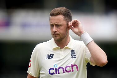 File photo dated 06-06-2021 of England's Ollie Robinson during day five of the first LV= Insurance Test match at Lord's, London. Issue date: Sunday June 6, 2021. PA Photo. England and Sussex seamer Ollie Robinson has been suspended from all international cricket with immediate effect pending the outcome of a disciplinary investigation following historic tweets he posted in 2012 and 2013, the England and Wales Cricket Board has announced. See PA story CRICKET England. Photo credit should read Adam Davy/PA Wire.