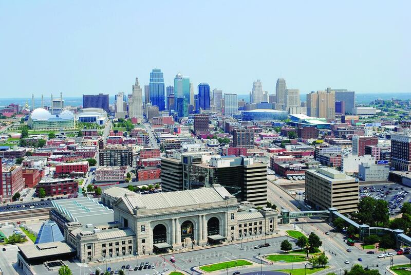 Kansas City as seen from the 66-metre tower of the Liberty Memorial, which is a First World War memorial. Regan McTarsney for The National
