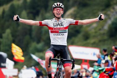 Vuelta Espana 2019 - 74th Edition - 9th stage Andorra la Vella - Cortals dÕEncamp 94,4 km - 01/09/2019 - Tadej Pogacar (SLO - UAE - Team Emirates) - photo Luis Angel Gomez/BettiniPhoto©2019