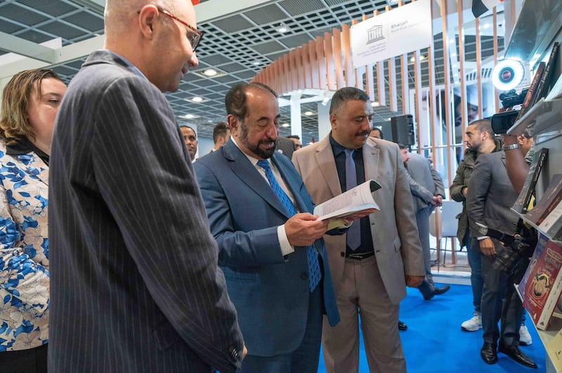 Sheikh Dr. Sultan bin Muhammad Al Qasimi, Ruler of Sharjah, visited the Frankfurt Book Fair 2018.  Sharjah Media Corporation