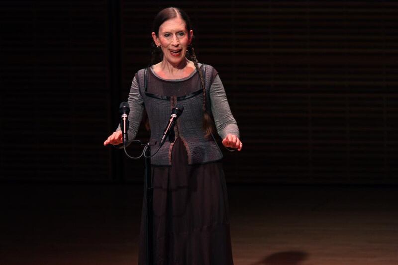Meredith Monk is known for employing extended vocal techniques. Photo by Hiroyuki Ito / Getty Images 
