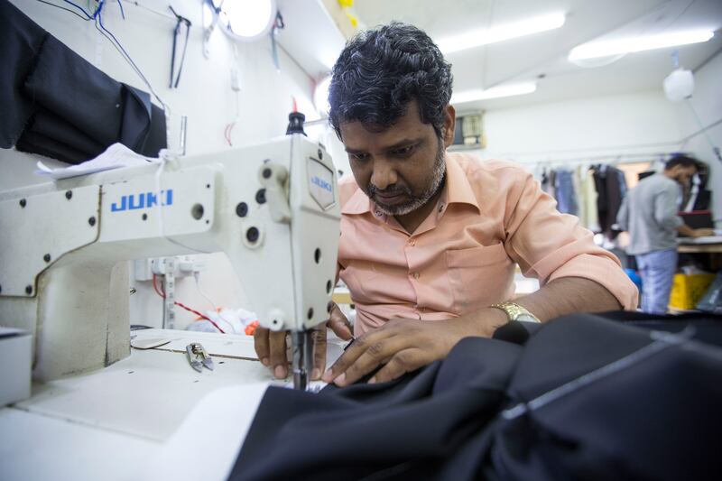 Bespoke orders have kept tailors in the bazaar busy.