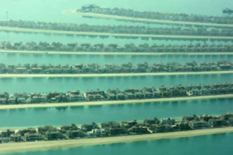A four-bedroom villa on the man-made island developed by government-owned Nakheel, is now selling for Dh10million.