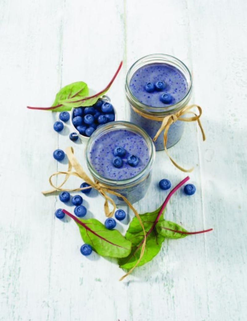 The Chasing the Blues Away smoothie is rich in magnesium, antioxidants and fibre. Courtesy Kenwood