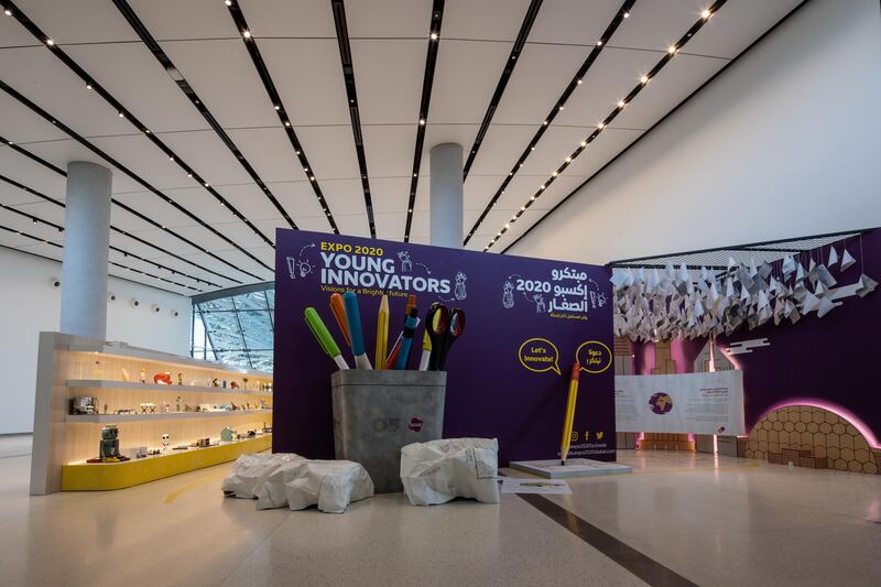 Expo Young Innovators Exhibition,Terra - The Sustainability Pavilion, Expo 2020 Dubai. Expo 2020 Dubai