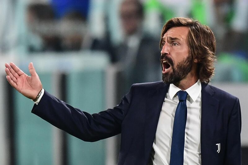 Juventus manager Andrea Pirlo. AFP