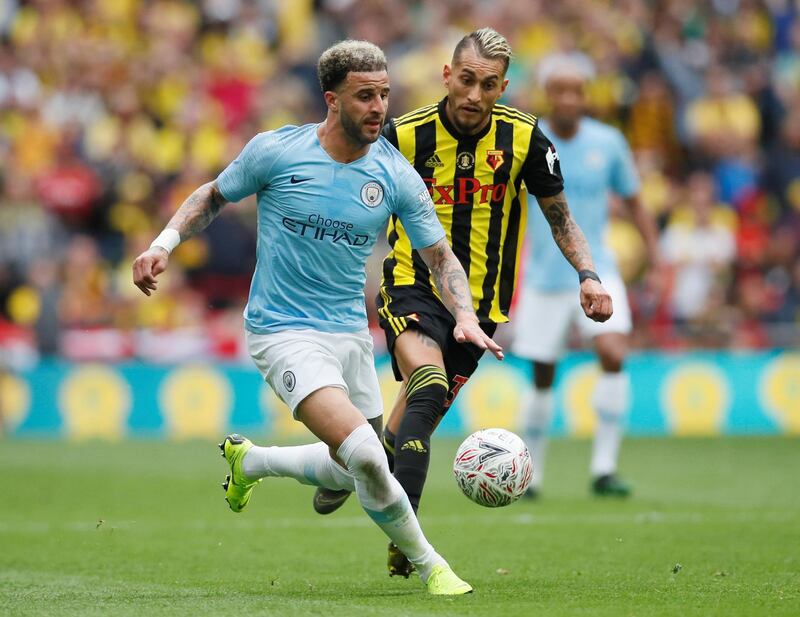 Roberto Pereyra: 5/10: If only his shot in the opening exchanges had eluded the right foot of Ederson. Reuters