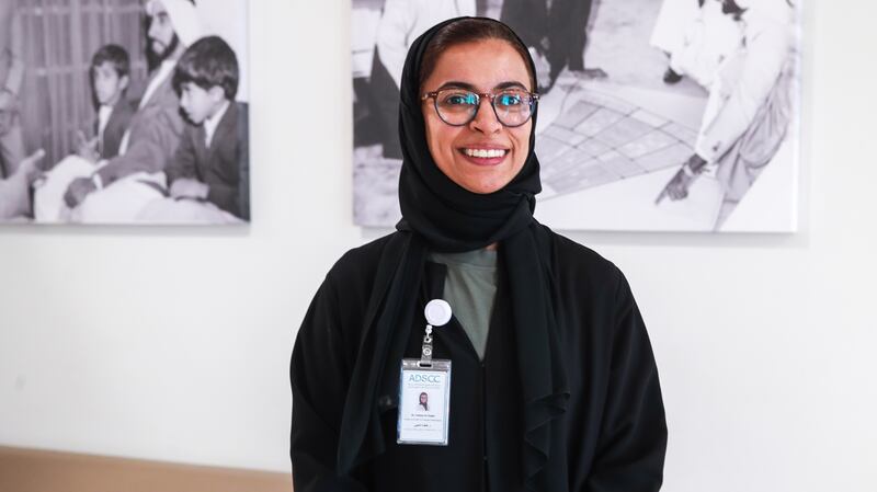 Dr Fatima Al Kaabi, executive director of the bone marrow transplant programme at the Abu Dhabi Stem Cells Centre, is at the forefront of cutting-edge research. Victor Besa / The National