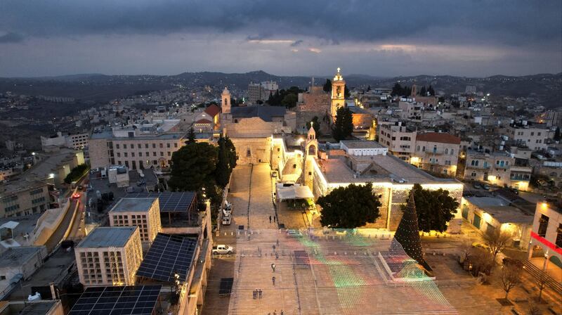 The Church of the Nativity in Bethlehem, in the occupied West Bank. Reuters