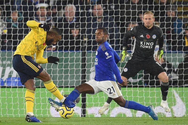 Right-back: Ricardo Pereira (Leicester City) – A marauding force in the victory over Arsenal as he took advantage of their wing-back system to power forward. AFP