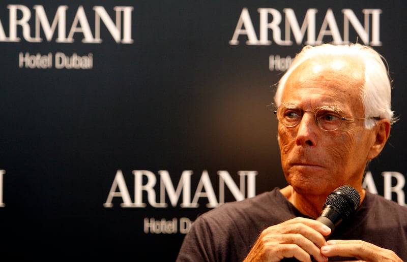 Italian fashion designer Giorgio Armani has kept tight control of his luxury label along the way and said little about what would happen once he left the scene. Reuters