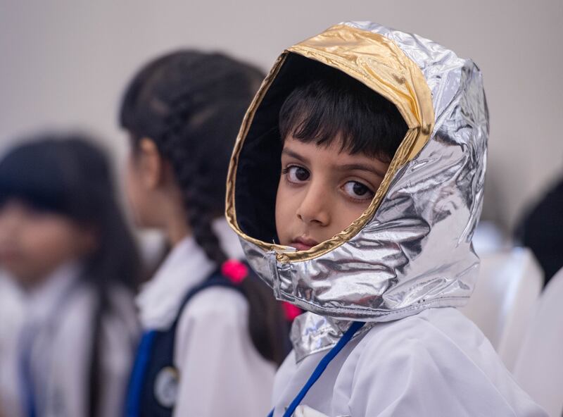 Pupils showed up dressed as astronauts