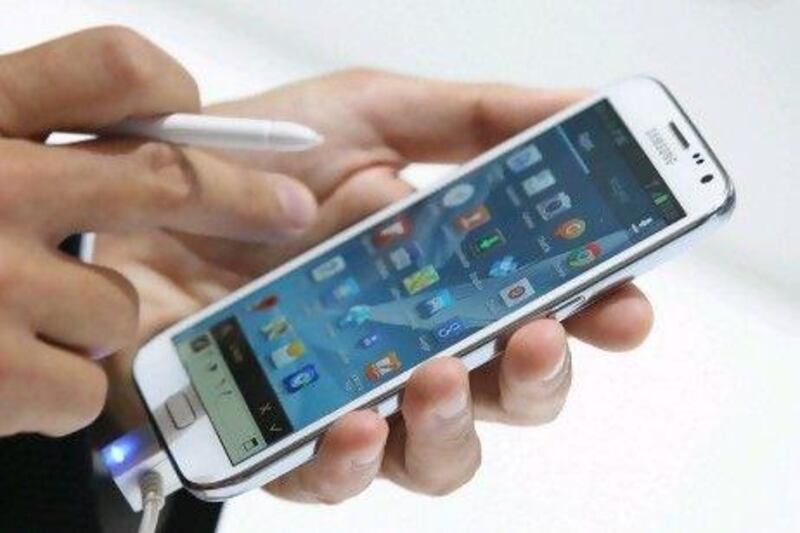 The new Samsung Galaxy Note II was introduced at the IFA Berlin yesterday. Sean Gallup /Getty Images