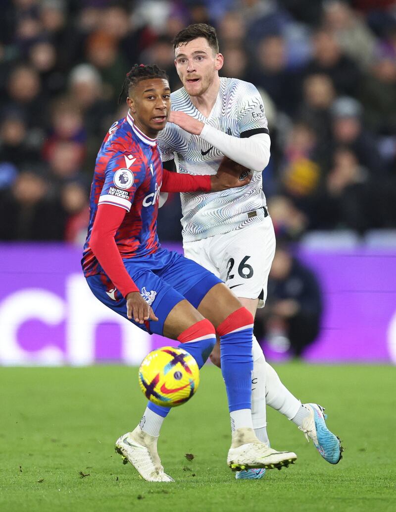 Andy Robertson - 6. Did well to keep Olise quiet on the right wing in the first 45 minutes. Struggled after the break as Olise dropped deeper to receive the ball and run at him. Reuters