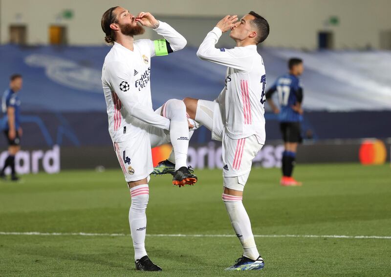 Lucas Vazquez 7 - Another rapid Madrid player who was effective running at players with the ball. Celebrated Ramos’ penalty with his captain with a curious celebration. EPA