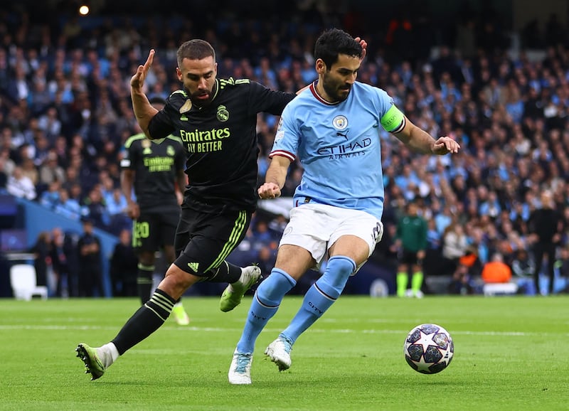 Ilkay Gundogan - 7. Not as effective as he was at the weekend, when he scored two goals, but still played well. His saved effort was deflected into the path of Silva to head home. Reuters