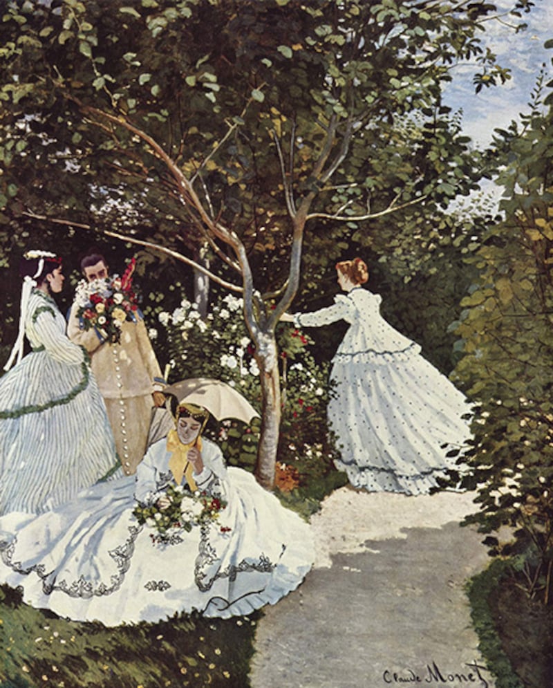 'Women in the Garden', circa 1866, by Claude Monet.