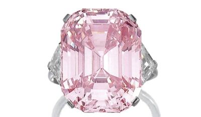 The Graff Pink was sold by Sotheby's in 2010 for $46.2 million. Photo: Sotheby's