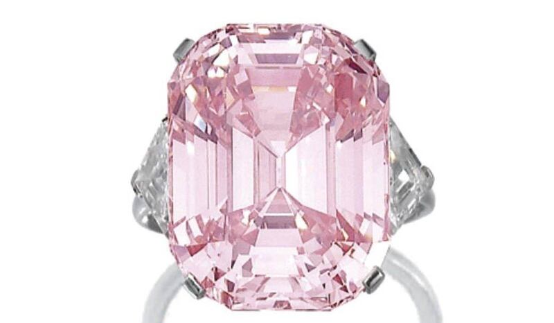 The Graff Pink was sold by Sotheby's in 2010 for $46.2 million. Courtesy Sotheby's