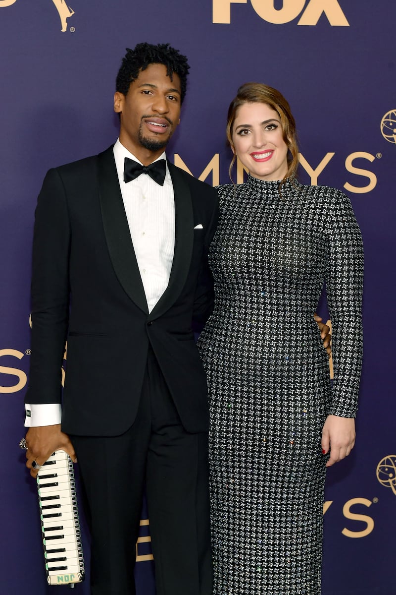 Jon Batiste and Suleika Jaouad revealed in April that they had secretly married in February. Getty via AFP