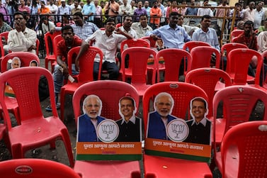 Five months after a decisive national victory, India's ruling Bharatiya Janta Party won fewer seats in the Maharashtra and Haryana state elections than it did five years ago. Epa/ Divyakant Solanki 