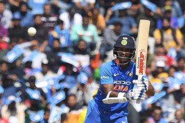 India batsman Shikhar Dhawan hit 143 as India posted 358-9 in Mohali, his first ODI century in 18 innings. AFP