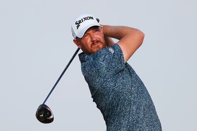 Jacques Kruyswijk in action on day one at Yas Links. Getty