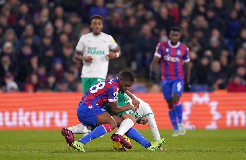 Cheick Doucoure 7 – The Malian formed a resolute wall in the front of the back four. He took a yellow card for a cynical challenge on Saint-Maximin when Newcastle threatened on the break in the closing stages.
PA