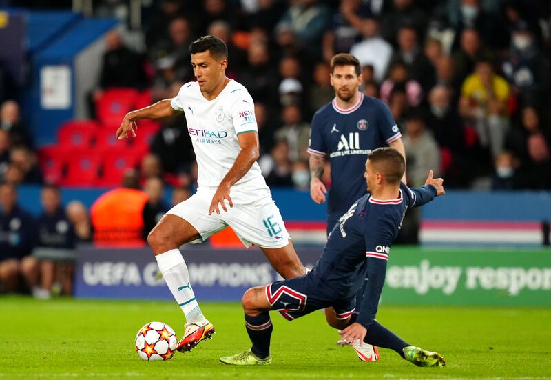 Rodri 7 – The Spaniard made a key interception to deny Messi when the Argentine threatened to weave his way into the City area. EPA