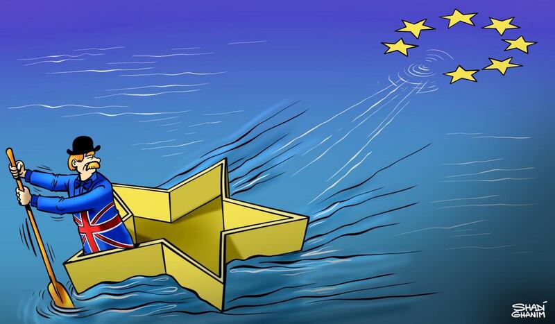 Our cartoonist Shadi Ghanim's take on Brexit.